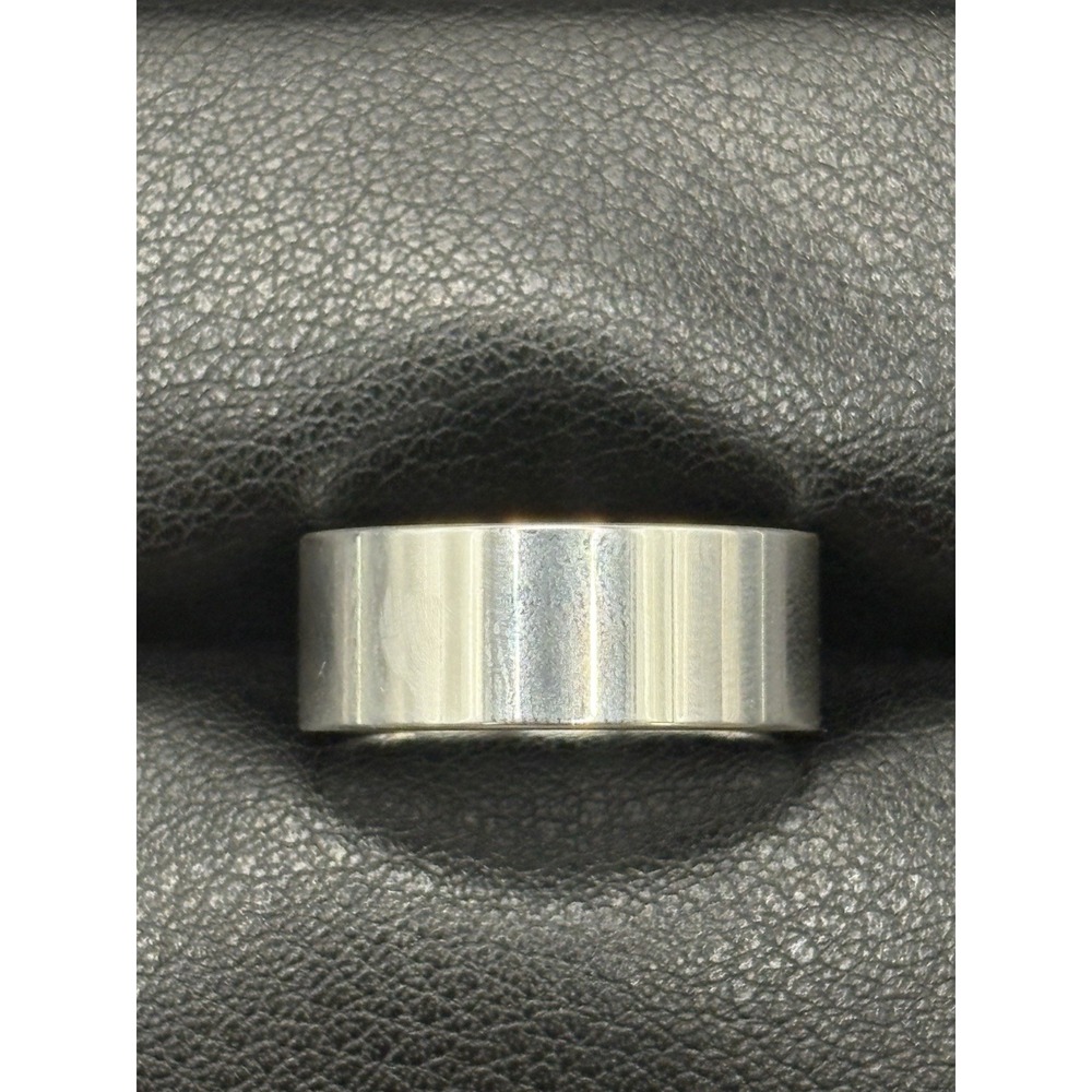 New Condition Sterling Silver 8MM Cigar Band Ring 5.5 Grams Size 9 F9